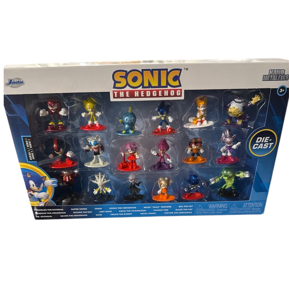 Sonic the Hedgehog Die-Cast Action Figure Set